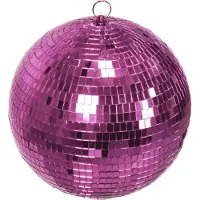 House Vitamin Christmas decoration christmas hanger discoball foam pink 30x30x30cm