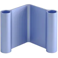 Muuto Pair Candleholder Kandelaar Light Blue | H 11 cm