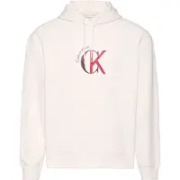 Calvin Klein Jeans Sweatshirt rood / donkerrood / wit