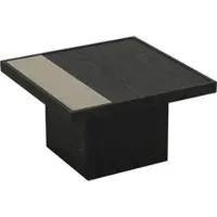 Livin24 Salontafel Java 70x70 cm zwart eiken