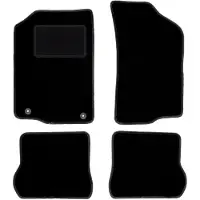 Carlux Zwarte veloursmatten voor: Volkswagen Scirocco II coupé (1981-1992)