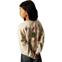 Name it Sweatshirt crème / grasgroen / rosé / rood