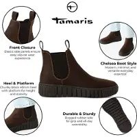 Tamaris Chelsea boots bruin