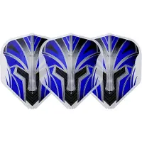 L-Style EZ L1 Prime Series Blue Clear White - Dart Flights