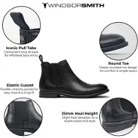 Windsor Smith Windsorsmith Zwart Leren Chelsea Enkellaarzen - Sergio