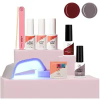 PN Selfcare Gellak Starterspakket - N55 Atomic Red + N8 Tinted Taupe 6 ml