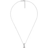 Orphelia Dames 925 Sterling Zilveren Ketting met Hanger - Zilver/Roze ZH-4833