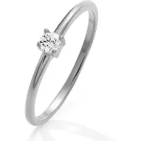 Orphelia 'Solitaire' Dames 925 Sterling Zilveren Ring - Zilver ZR-7527