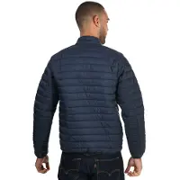 Ben Sherman lichtgewicht gewatteerd jack met trechterhals voor heren, marineblauw