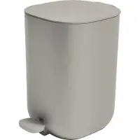 Spirella Akato Pedaal Afvalbak 3 Liter – Compacte Prullenbak met Pedaal – Afvalemmer 16,4 x 21,5 x 23,4 cm