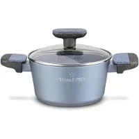 Starke PRO Dubbele Aluminium Pan met Deksel - 1.45L - Inductie