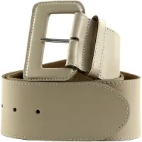 Tamaris Leren riem 60mm Leather Belt W115 Creme crème
