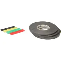 Wovar Glasmontage beglazing set 9x4 Glasband zwart 26x3|5 mm+26x5/1 keg