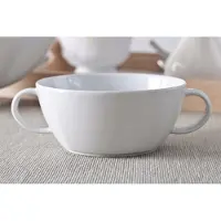 Lubiana Victoria Bouillonkom Wit 300 ml Porselein met Oren