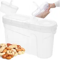 Cadro Transparante Keukencontainer 1,3L voor Droge Products - BPA-Vrij