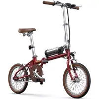 ONESPORT Elektrische Fiets OT02 - Compacte Elektrische Vouwfiets - 36V 5.2Ah Accu - 40 km Actieradius - 16×1.35 inch Banden - Snelle Oplaadtijd 2,5 uur - Ideaal voor Stad en Woon-werkverkeer - Rood