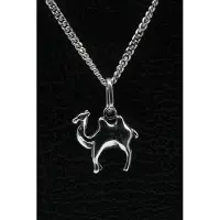 MOOYE ® - Collectie Zilveren Kameel ketting hanger