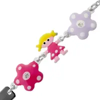 Orphelia 'Dahlia' Kinder 925 Sterling Zilveren Ketting - Zilver ZK-7147
