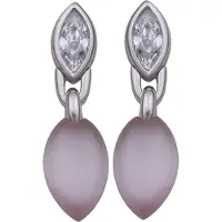 Orphelia Dames 925 Sterling Zilveren Dangle Oorbellen - Zilver ZO-5915