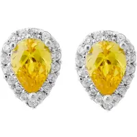 Orphelia 'Enora' Dames 925 Sterling Zilveren Stud Oorbellen - Zilver ZO-7226/CIT