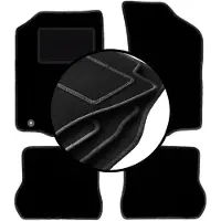 Carlux Complete set veloursmatten voor: Volkswagen Scirocco II coupé (1981-1992)