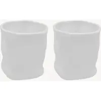 ZOHA Keramische Mokken – 2 stuks – 290 ml – Diamond Weiß – Handgemaakt Servies – Biologisch Keramiek