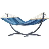 Potenza Hangmat met Standaard 1 Persoons – Extra Stabiel Frame tot 200 kg | Compact, Stevig & Duurzaam