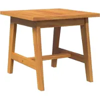 vidaXL Bijzettafel Olie Natuurlijk 45 x 45 x 40 cm Massief Acacia Hout