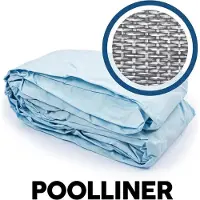 Bestway Power Steel Rechthoekige Zwembad Frame Liner 404 x 201 x 100 cm