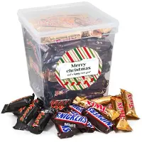 Mars - Chocolade kerstcadeau - Mini, Twix Mini, Snickers Mini - 110 stuks - 2200g