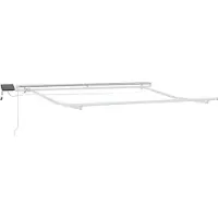 vidaXL Uitschuifbare luifel Meerkleurig 350 x 250 cm Stof en Aluminium