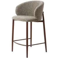 Light & Living - Aluko barkruk 94 cm - zwart+bruin