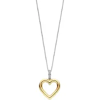 Ti sento Dames Hanger - 925 zilver - Zirkonia met geel verguld - 6858ZY