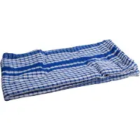Klika Handdoek | ft 50 x 70 cm | gewafeld | blauw | pak van 3 stuks