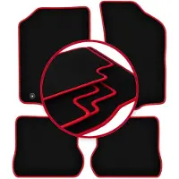 Carlux -RED automatten voor: Volkswagen Scirocco II coupé (1981-1992)