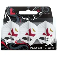 L-Style Champagne Flight L1 Pro Standard Nico Kurz V2 White - Dart Flights