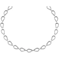 Orphelia Dames 925 Sterling Zilveren Set: Ketting + Armband - Zilver SET-044