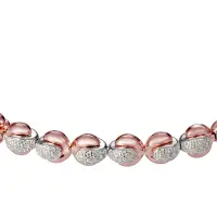Orphelia 'Jada' Dames 925 Sterling Zilveren Armband - Roze ZA-7395/RG