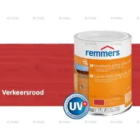Remmers Long Life Houtbeits UV – verkeersrood – 0,75 Liter – Duurzame houtbescherming met maximale UV-bescherming