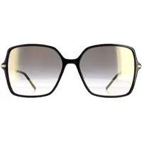 HUGO BOSS Sunglasses Boss 1271/S 807 FQ Black Gray Gradient Gold Mirror