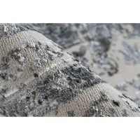 Muratap Luxury picasso elysee vloerkleed laagpolig luxe tapijt soft fluweel zilver- 80x150 cm