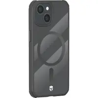 FORCE CASE , Hoesje Geschikt voor iPhone 15 Plus MagSafe AIR FROST Schokbestendig, Zwart