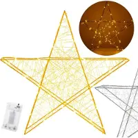 Springos Kerstster - 100 LED - Kerstdecoratie - Warm Wit