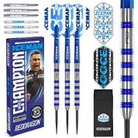 Red Dragon Gerwyn Price Iceman Cool Blue Series 80% Dartshopper Exclusives - Dartpijlen