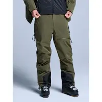 Poederbaas Skibroek Men Freeride 3L Shell Pant Olive Green-L