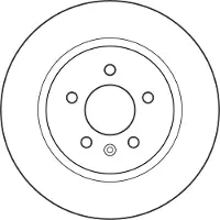 TRW DF3936S Remschijf