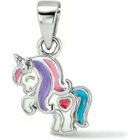 The Jewelry Collection Zilver Gerhodineerde Hanger eenhoorn 1334565