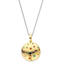 Ti sento Dames Hanger - 925 zilver - Multicolour - 6844MC