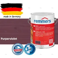 Remmers HK-Lazuur 3in1 Purperviolet 2,5L – Premium Houtbeschermingsbeits voor Buiten – Oplosmiddelhoudend – UV- & Vochtwerend – Impregneer, Grondlaag & Beits in Eén