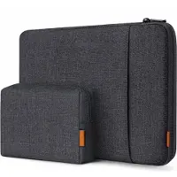 Inateck LB01006 40,6 cm (16") Opbergmap/sleeve Zwart, Grijs